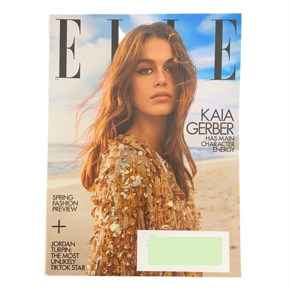 ELLE Magazine February 2023 Kaia Gerber Jordan Turpin Spring Fashion Preview